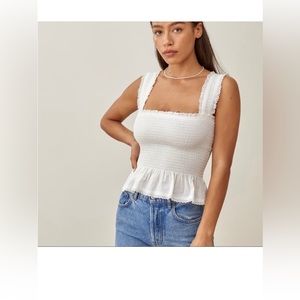 Reformation Oakleigh top, NWOT